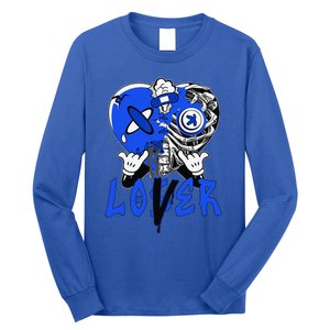 Racer Blue 5s Tee To Match Loser Lover Heart 5 Racer Blue Long Sleeve Shirt