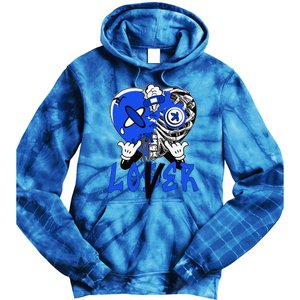 Racer Blue 5s Tee To Match Loser Lover Heart 5 Racer Blue Tie Dye Hoodie