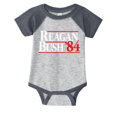 Reagan Bush 84 Vintage Republican Infant Baby Jersey Bodysuit