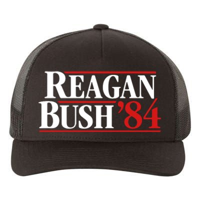 Reagan Bush 84 Yupoong Adult 5-Panel Trucker Hat