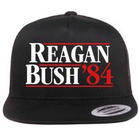 Reagan Bush 84 Flat Bill Trucker Hat