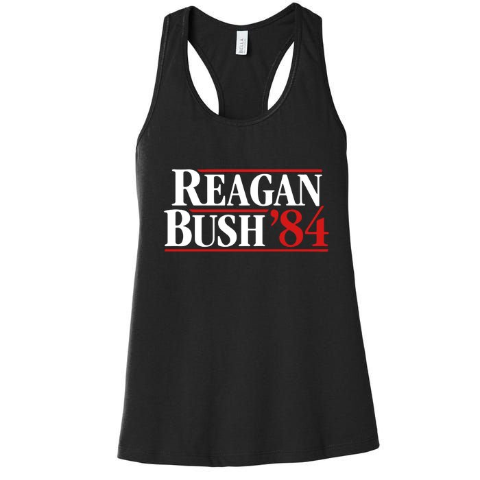 Reagan Bush 84 Women's Racerback Tank