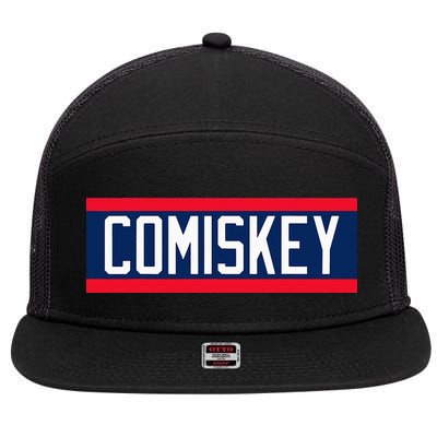 Retro Baseball 80s Throwback Style I Still Call It Comiskey 7 Panel Mesh Trucker Snapback Hat