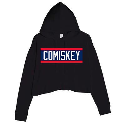 Retro Baseball 80s Throwback Style I Still Call It Comiskey Crop Fleece Hoodie