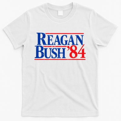 Reagan Bush 84 Vintage Republican T-Shirt