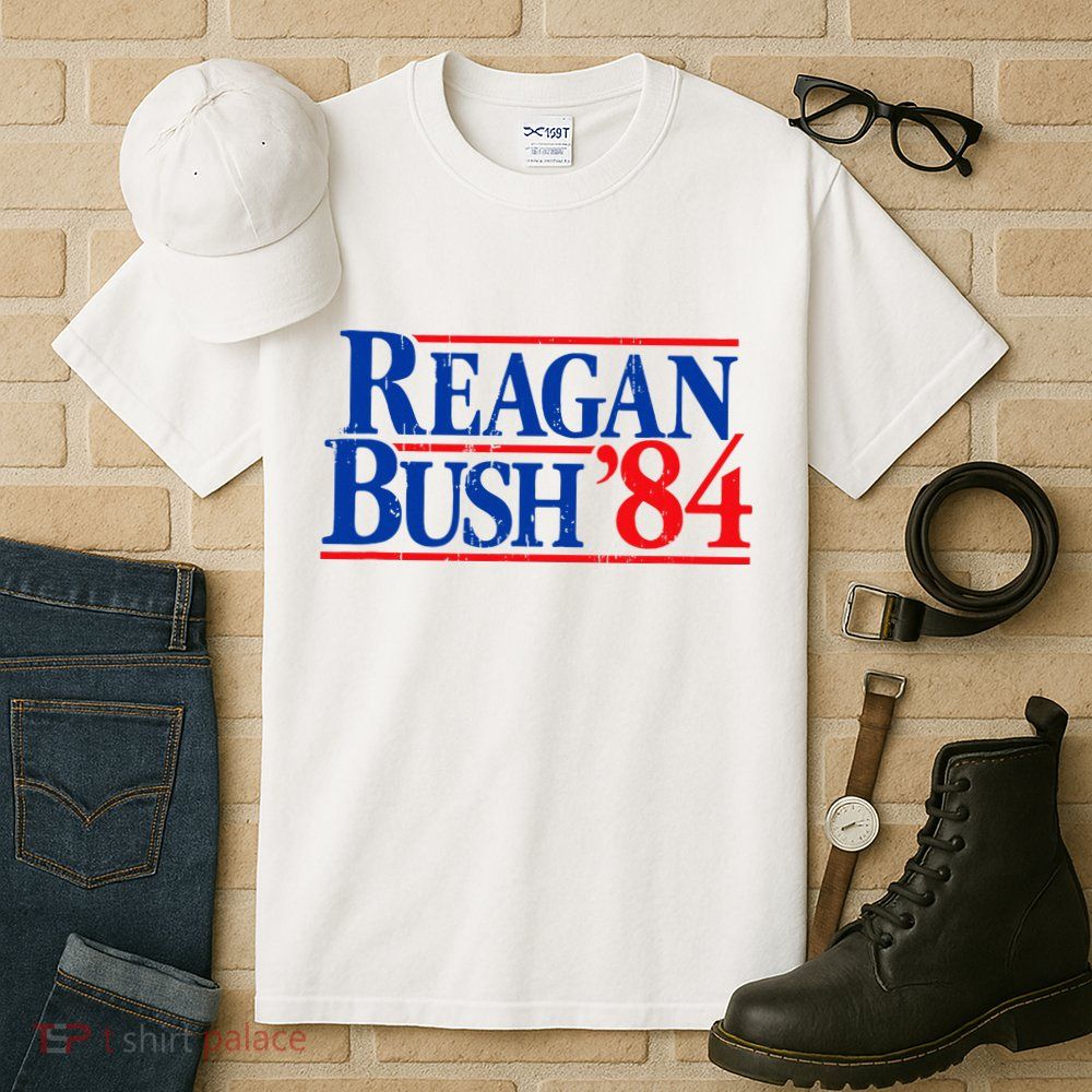 Reagan Bush 84 Vintage Republican Tall T-Shirt