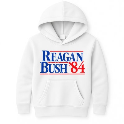 Reagan Bush 84 Vintage Republican Kids Hoodie