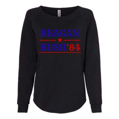 Reagan Bush 84 Womens California Wash Sweatshirt