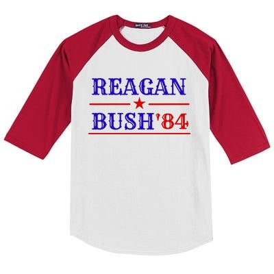 Reagan Bush 84 Kids Colorblock Raglan Jersey