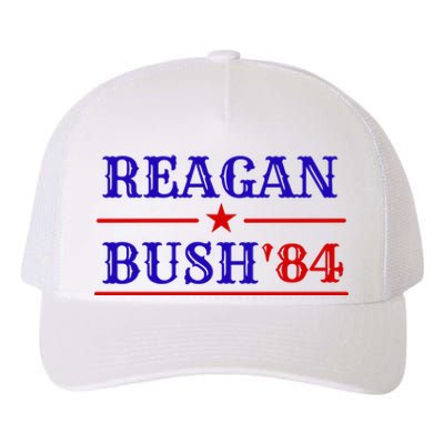 Reagan Bush 84 Yupoong Adult 5-Panel Trucker Hat