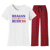 Reagan Bush 84 Women's Flannel Pajama Set