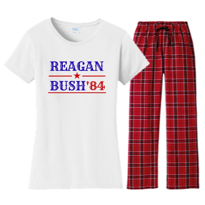 Reagan Bush 84 Women's Flannel Pajama Set