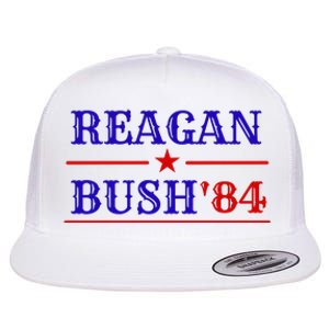 Reagan Bush 84 Flat Bill Trucker Hat