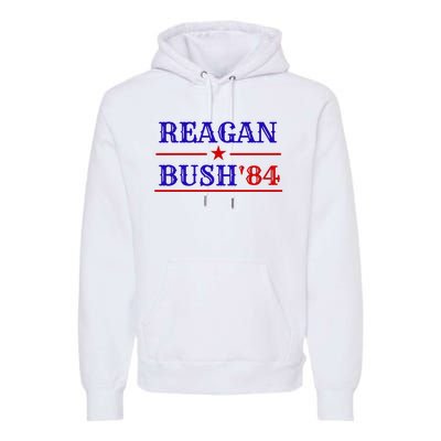 Reagan Bush 84 Premium Hoodie