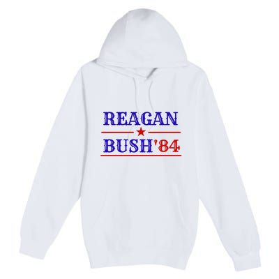 Reagan Bush 84 Premium Pullover Hoodie