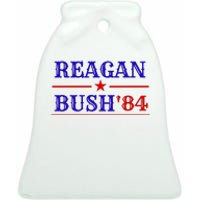 Reagan Bush 84 Ceramic Bell Ornament