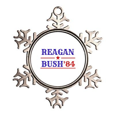 Reagan Bush 84 Metallic Star Ornament