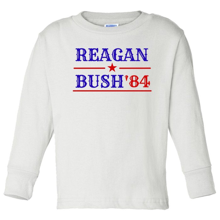 Reagan Bush 84 Toddler Long Sleeve Shirt