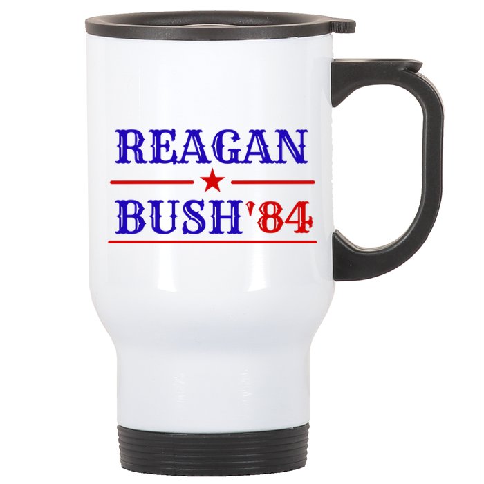 Reagan Bush 84 Stainless Steel Travel Mug