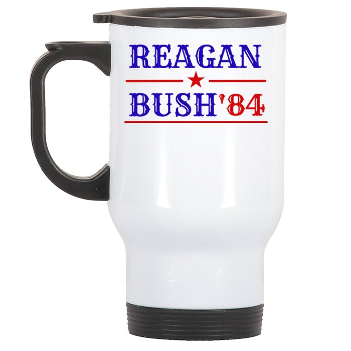 Reagan Bush 84 Stainless Steel Travel Mug