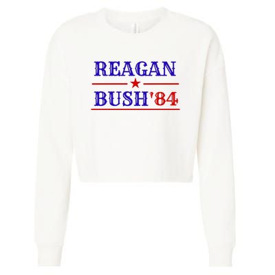 Reagan Bush 84 Cropped Pullover Crew