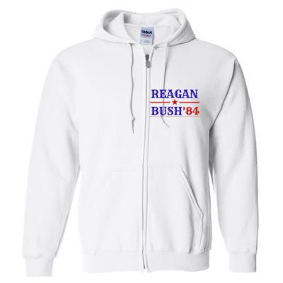 Reagan Bush 84 Full Zip Hoodie