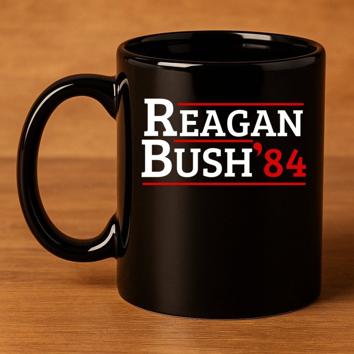 Reagan Bush 84 11oz C Handle Ceramic Mug