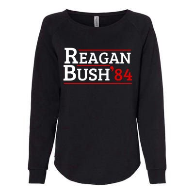 Reagan Bush 84 Womens California Wash Sweatshirt