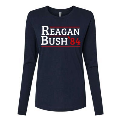 Reagan Bush 84 Womens Cotton Relaxed Long Sleeve T-Shirt