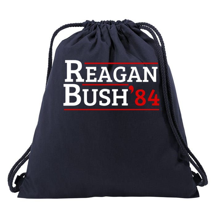 Reagan Bush 84 Drawstring Bag