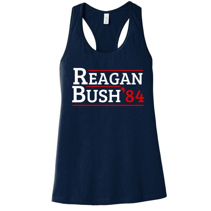 Reagan Bush 84 Women's Racerback Tank