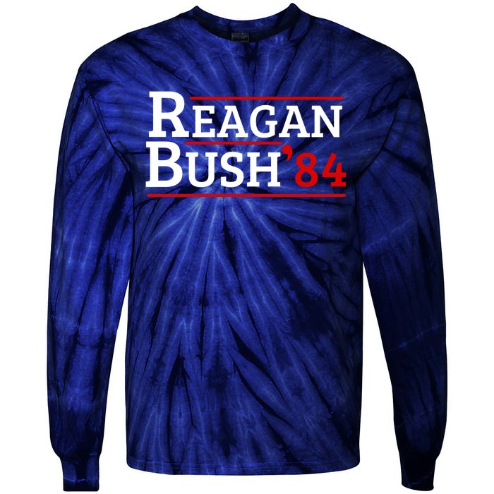 Reagan Bush 84 Tie-Dye Long Sleeve Shirt