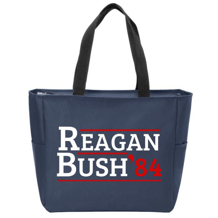 Reagan Bush 84 Zip Tote Bag