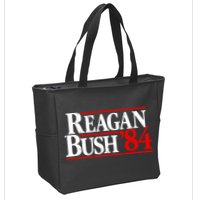 Reagan Bush 84 Vintage Zip Tote Bag
