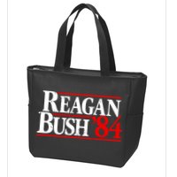 Reagan Bush 84 Vintage Zip Tote Bag