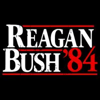 Reagan Bush 84 Vintage Zip Tote Bag