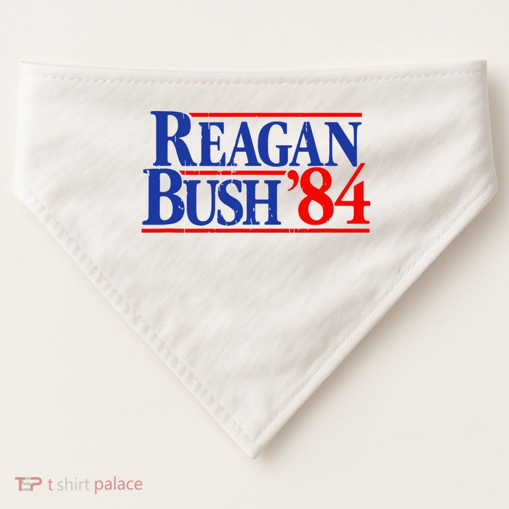 Reagan Bush 84 Vintage USA-Made Doggie Bandana