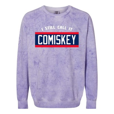 Retro Baseball 80's Throwback StyleI Still Call It Comiskey Colorblast Crewneck Sweatshirt