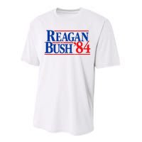 Reagan Bush 84 Vintage Republican Performance Sprint T-Shirt