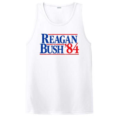 Reagan Bush 84 Vintage Republican PosiCharge Competitor Tank