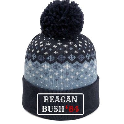 Reagan Bush 84 The Baniff Cuffed Pom Beanie