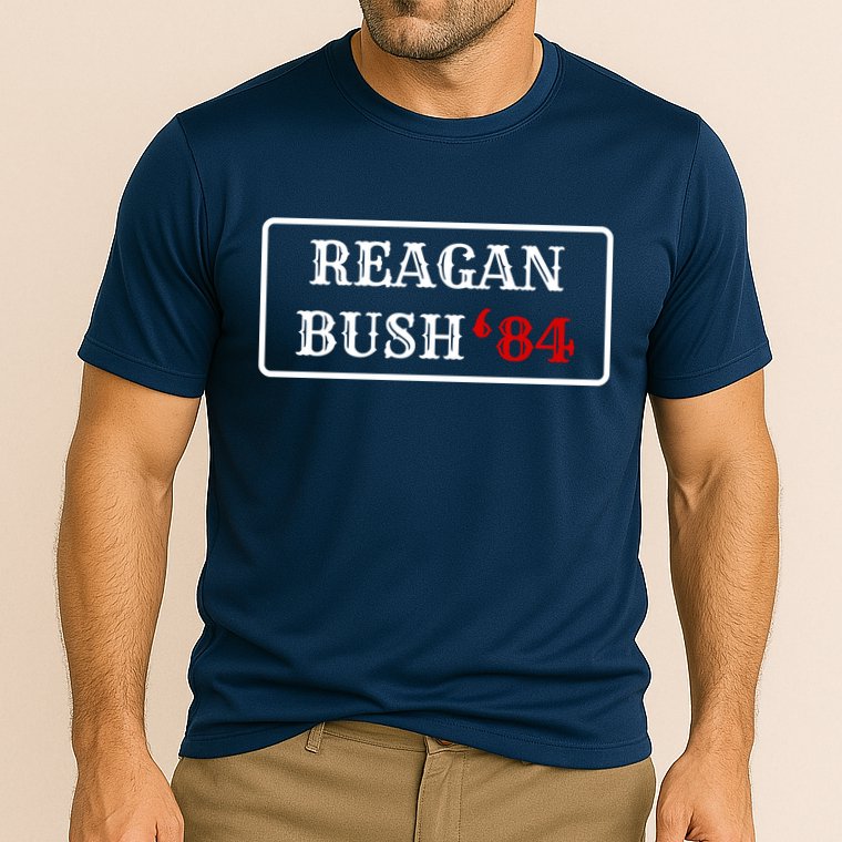 Reagan Bush 84 Cooling Performance Crew T-Shirt