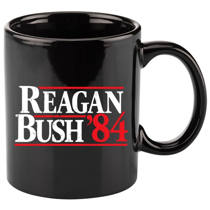 Reagan Bush 84 11oz C Handle Ceramic Mug