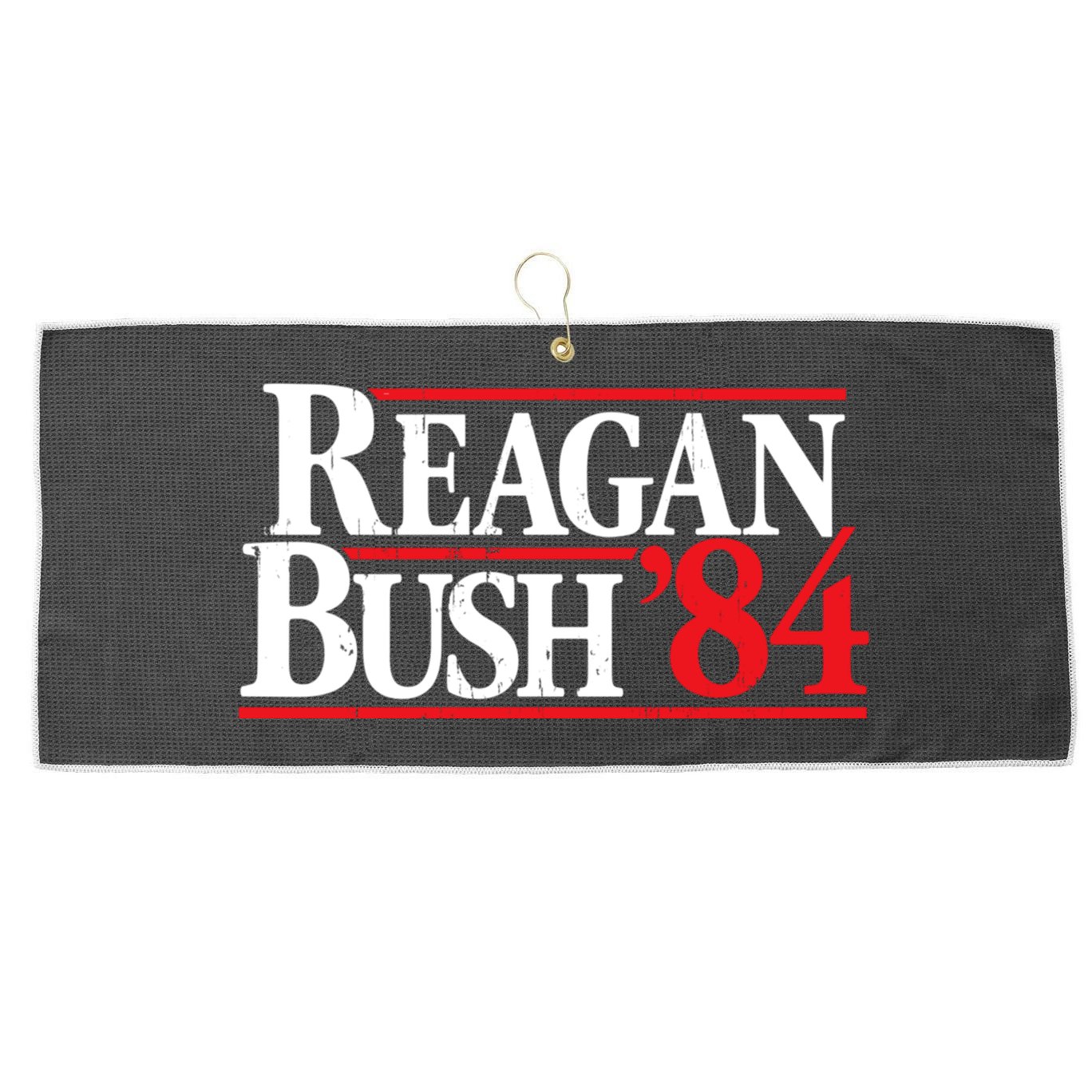 Reagan Bush 84 Large Microfiber Waffle Golf Towel