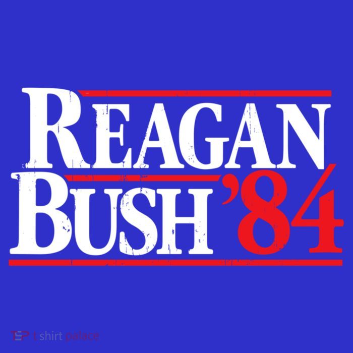 Reagan Bush 84 Women's V-Neck T-Shirt