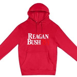 Reagan Bush 84 Premium Pullover Hoodie