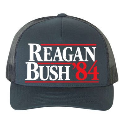 Reagan Bush 84 Yupoong Adult 5-Panel Trucker Hat