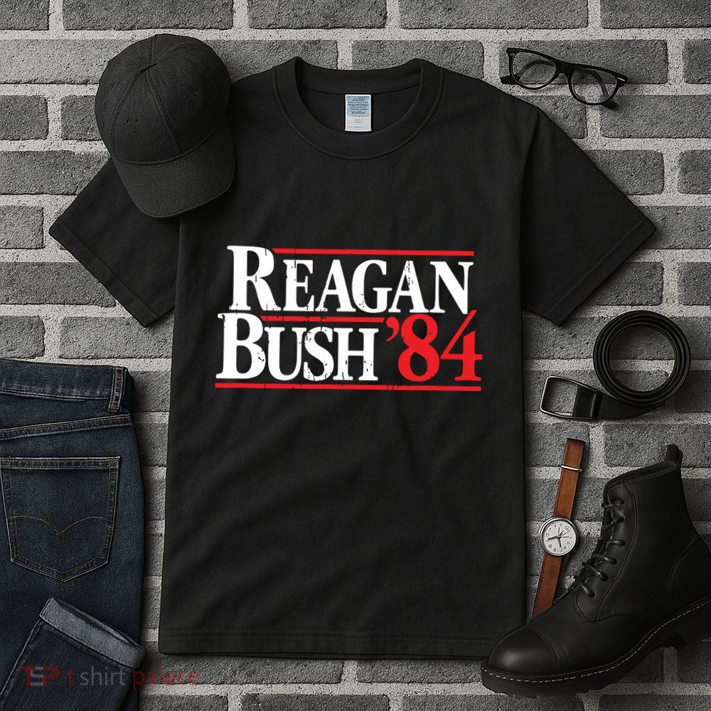Reagan Bush 84 Vintage Republican Tall T-Shirt