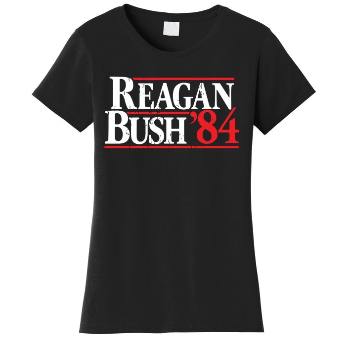 Reagan Bush 84 Vintage Republican Women's T-Shirt