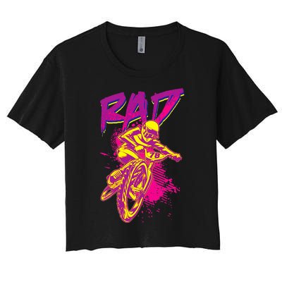 Rad Bmx 80s Women's Crop Top Tee